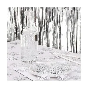 Copo de nieve blanco nieve decoraciones de fiesta de_2