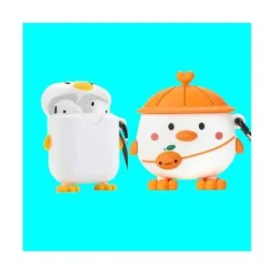 Funda Wifantien 3D con bonito pato pollito para Airpods_2