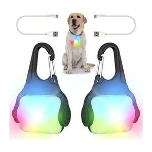 Luces para perros para caminar nocturno luz de collar de_1