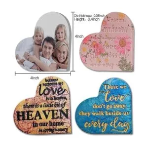 Moldes para letreros de corazón 4 piezas moldes de_2