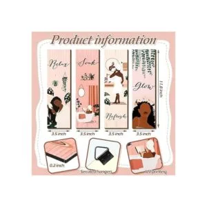 4 piezas de decoración de pared de baño decoración de_3