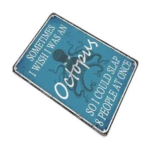 Divertido letrero de metal sarcástico para decoración de_4