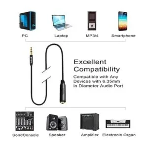 Cable de 14 hembra a 0.138 in Devinal 0.250 in hembra a_3