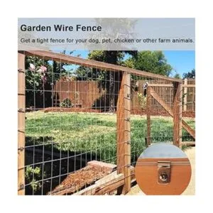 100 abrazaderas de alambre para valla de alambre de_3