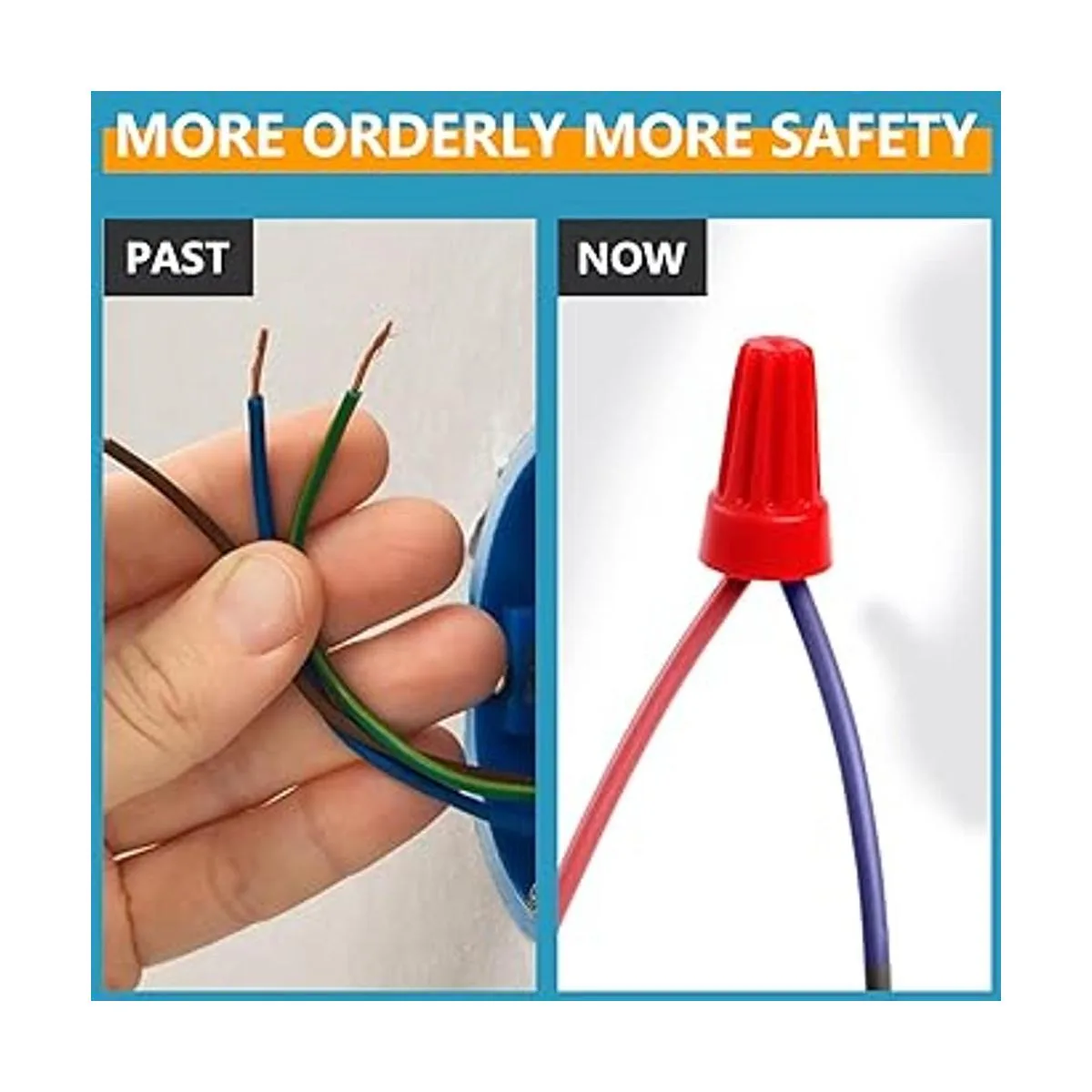 Kit de 350 conectores de alambre eléctrico tuercas de_6