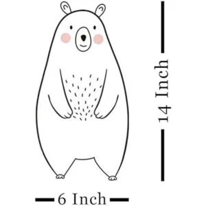 DEKOSH Safari Calcomanías de pared de animales de gran_2