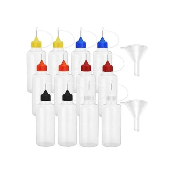 12 botellas de pegamento con punta de aguja de 4.1 fl oz_1