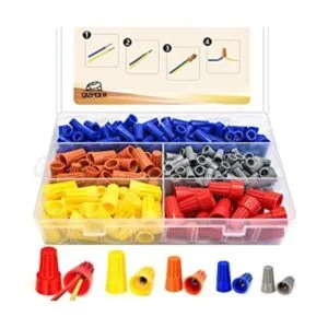 Kit de 330 tuercas de conectores de alambre surtido de_1