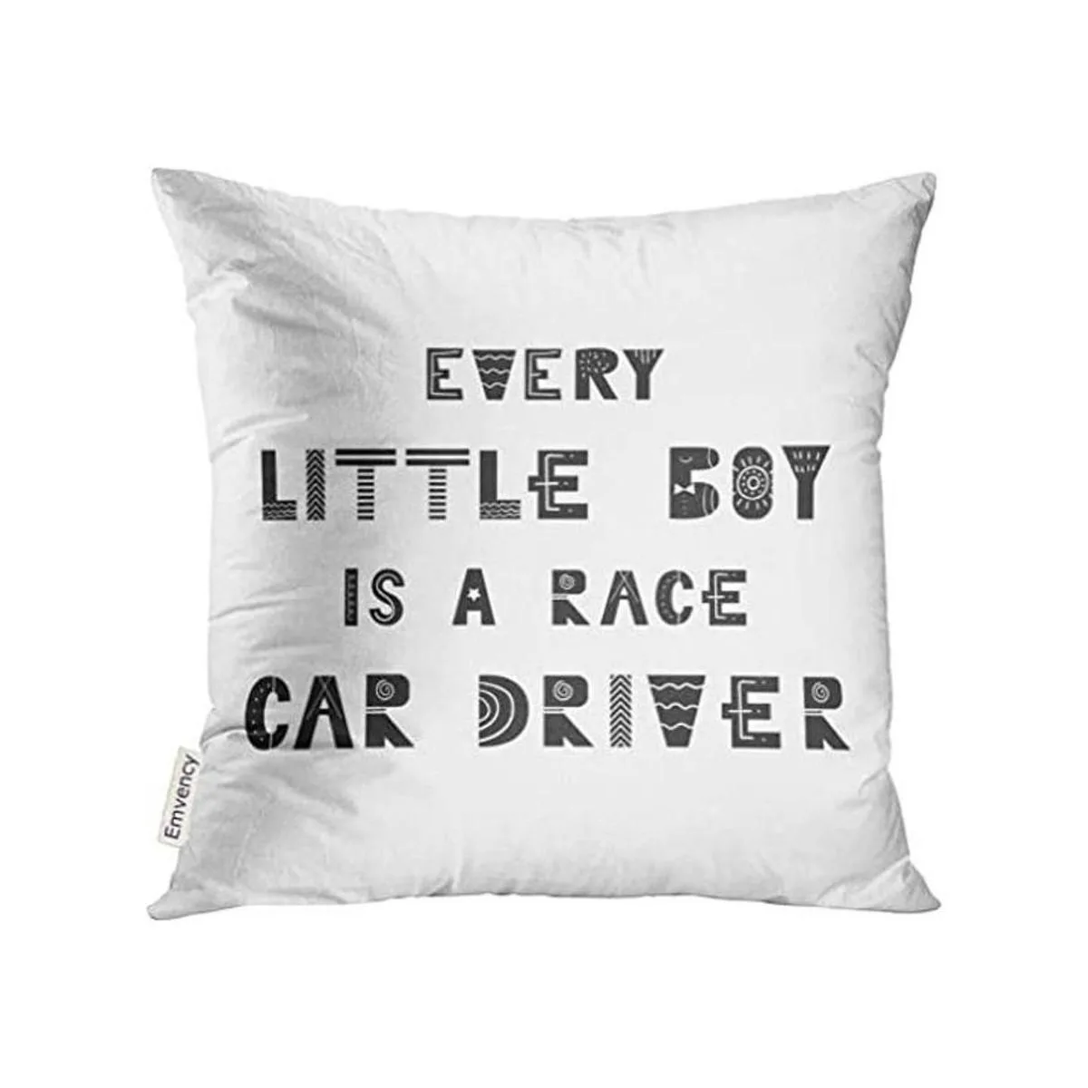 Emvency Funda de almohada con texto en estilo escandinavo_1