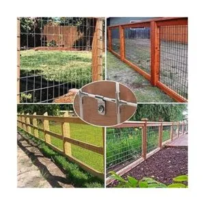 100 abrazaderas de alambre para valla de alambre de_5