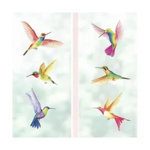 DECOWALL BA4002 Calcomanías de pared para colibríes_3