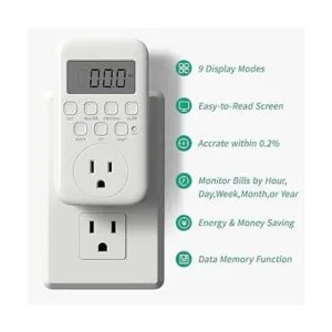 HBN Monitor de uso de electricidad medidor de potencia_3