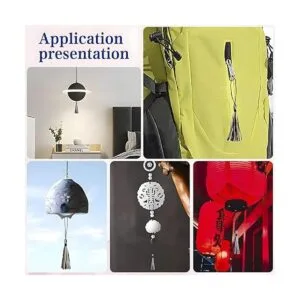 VAPKER 100 borlas de colores mixtos de color azul profundo_7