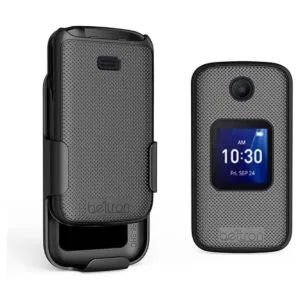 BELTRON Funda con clip para cinturón para Alcatel Go Flip_1