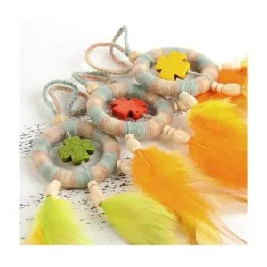 20 anillos de metal para atrapasueños con forma de luna y_5