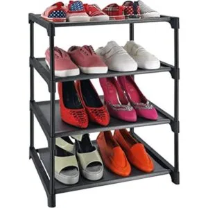 HITHIM Zapatero pequeño de 4 niveles organizador estrecho_1