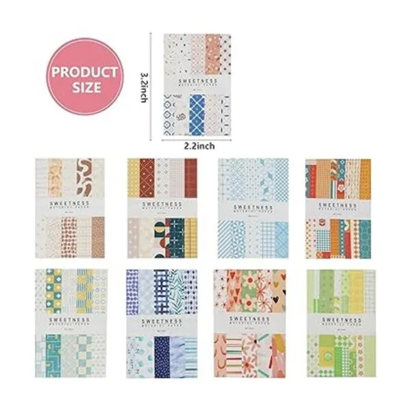 Cenbee 450 hojas de papel vintage para álbumes de_3