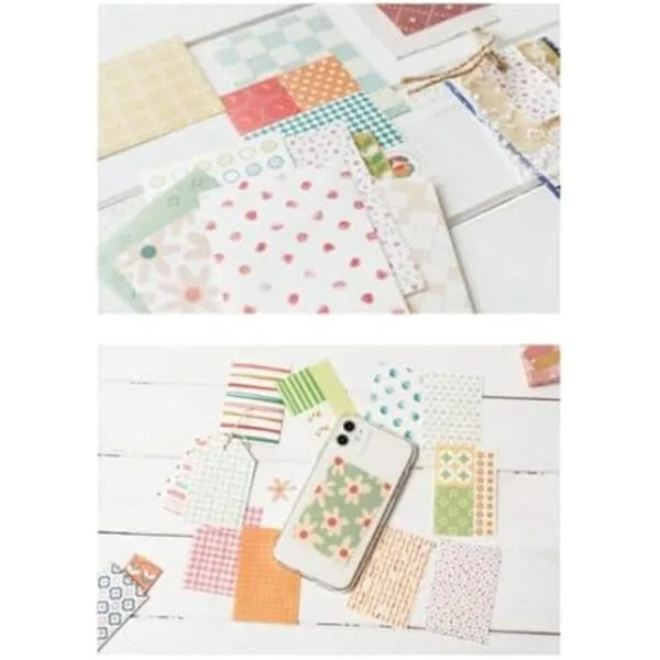 Cenbee 450 hojas de papel vintage para álbumes de_6