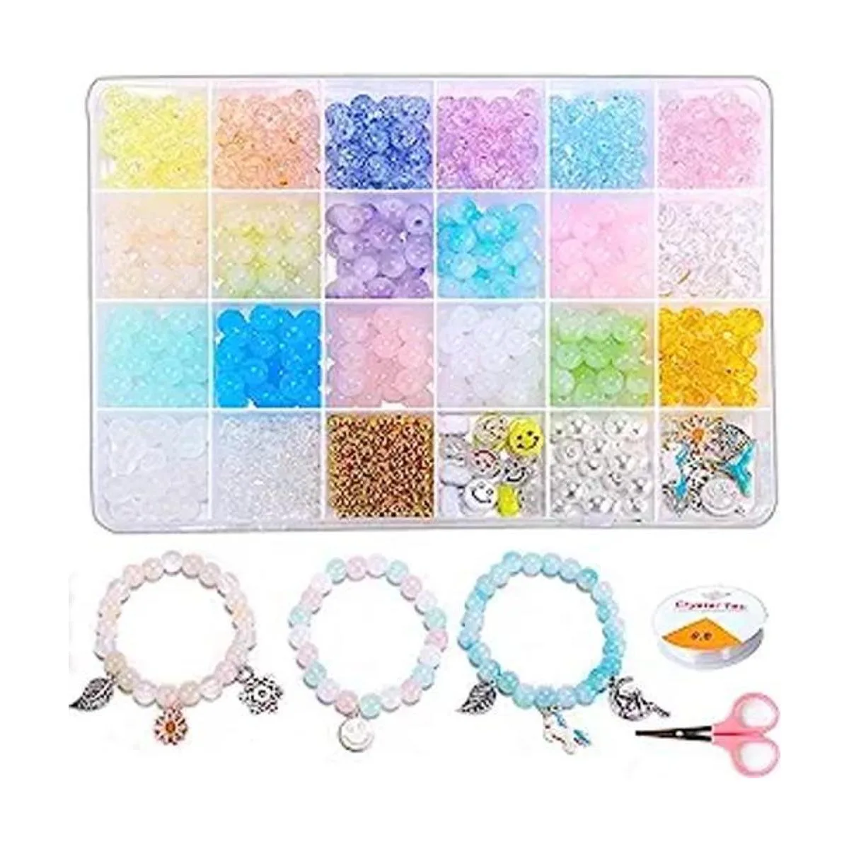 Enjoymade Kit de fabricación de pulseras de cuentas de_1