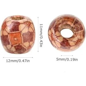 BetterJonny 300 cuentas espaciadoras de madera pintadas_6