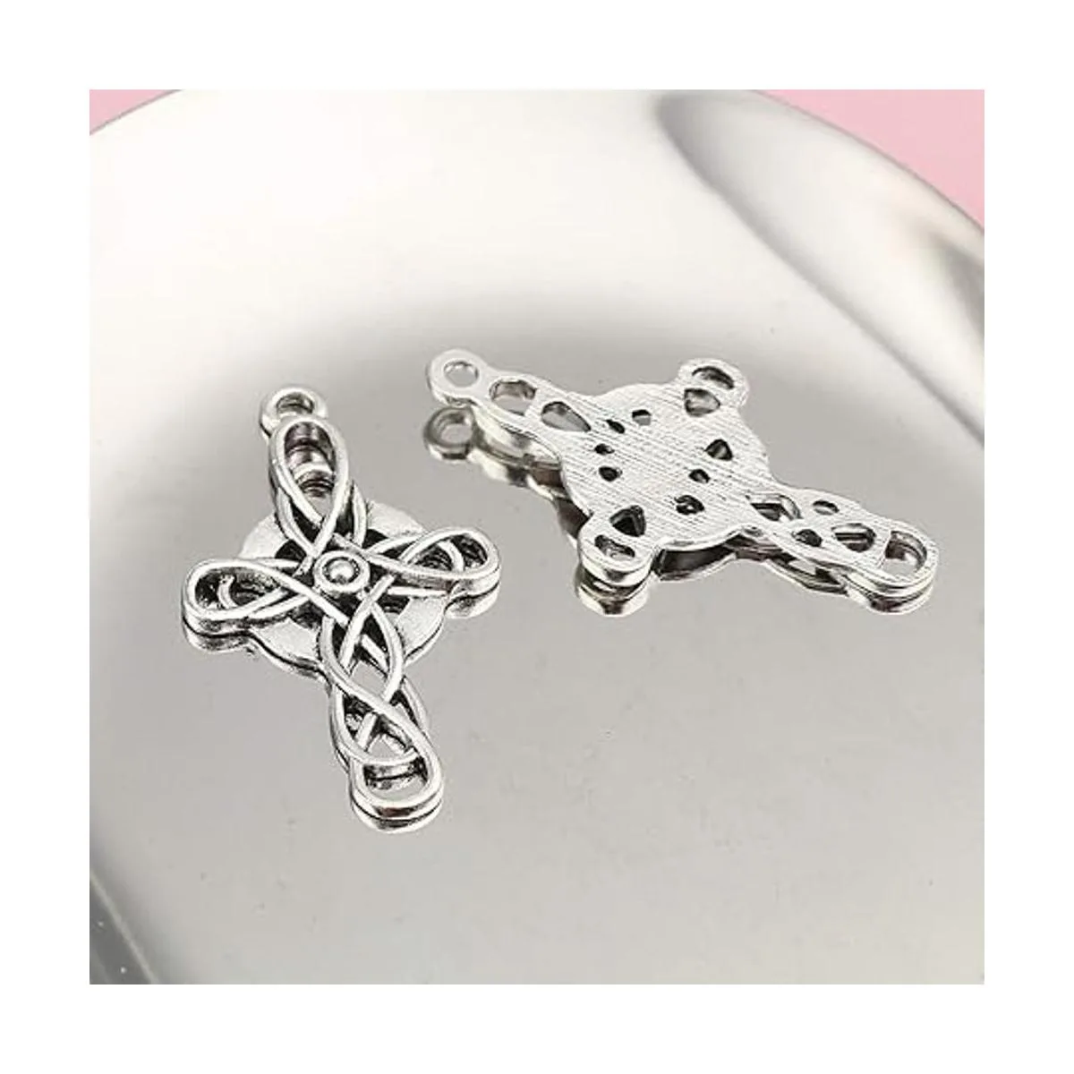 Colgantes de cruz celta 40 piezas 20 de cada uno_5