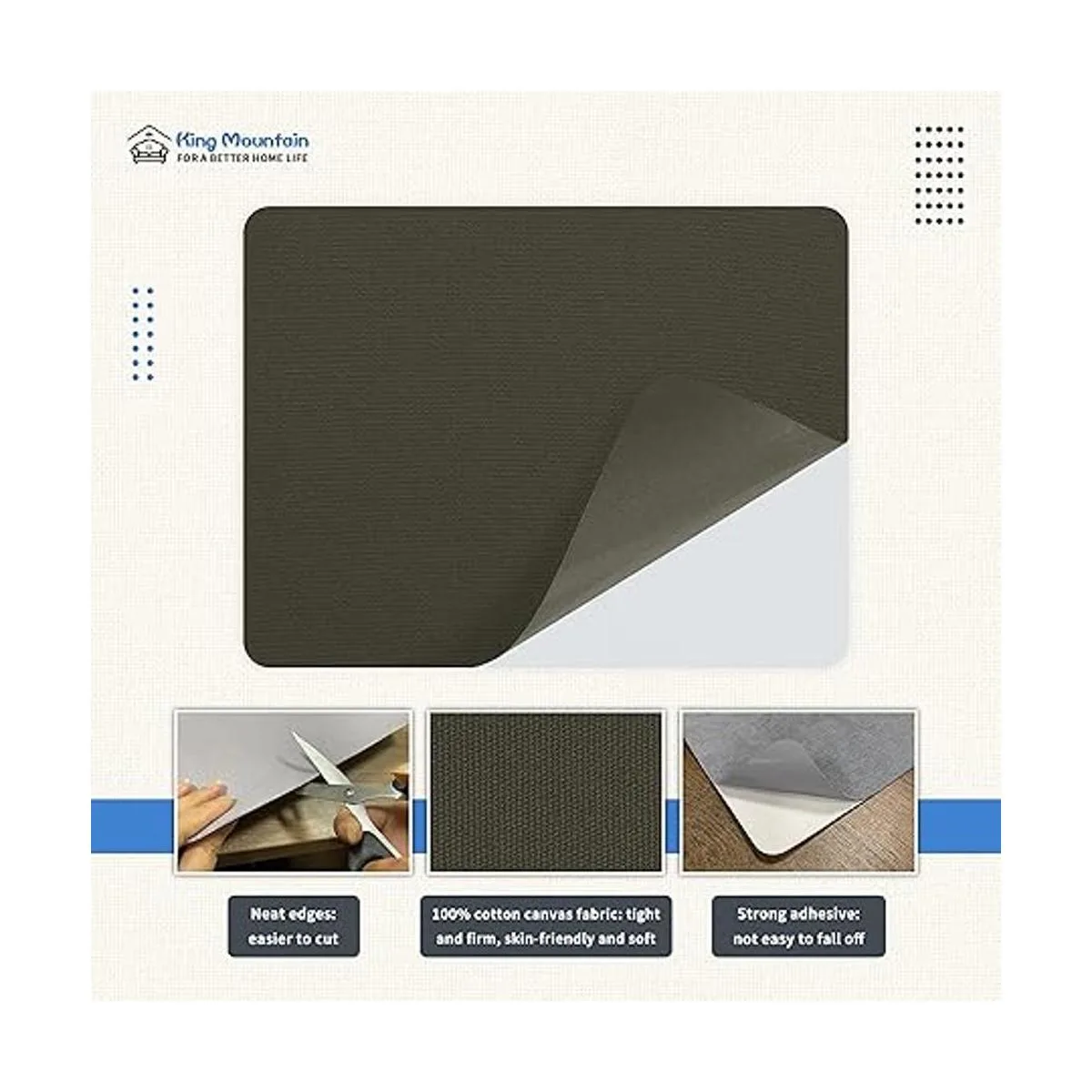 Parche de reparación de tela 9 x 11 pulgadas 2 piezas de_3