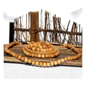 320 cuentas de madera natural de 0.33 pulgadas para hacer_4