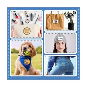 30 parches de sublimación de tela parches en blanco para_4