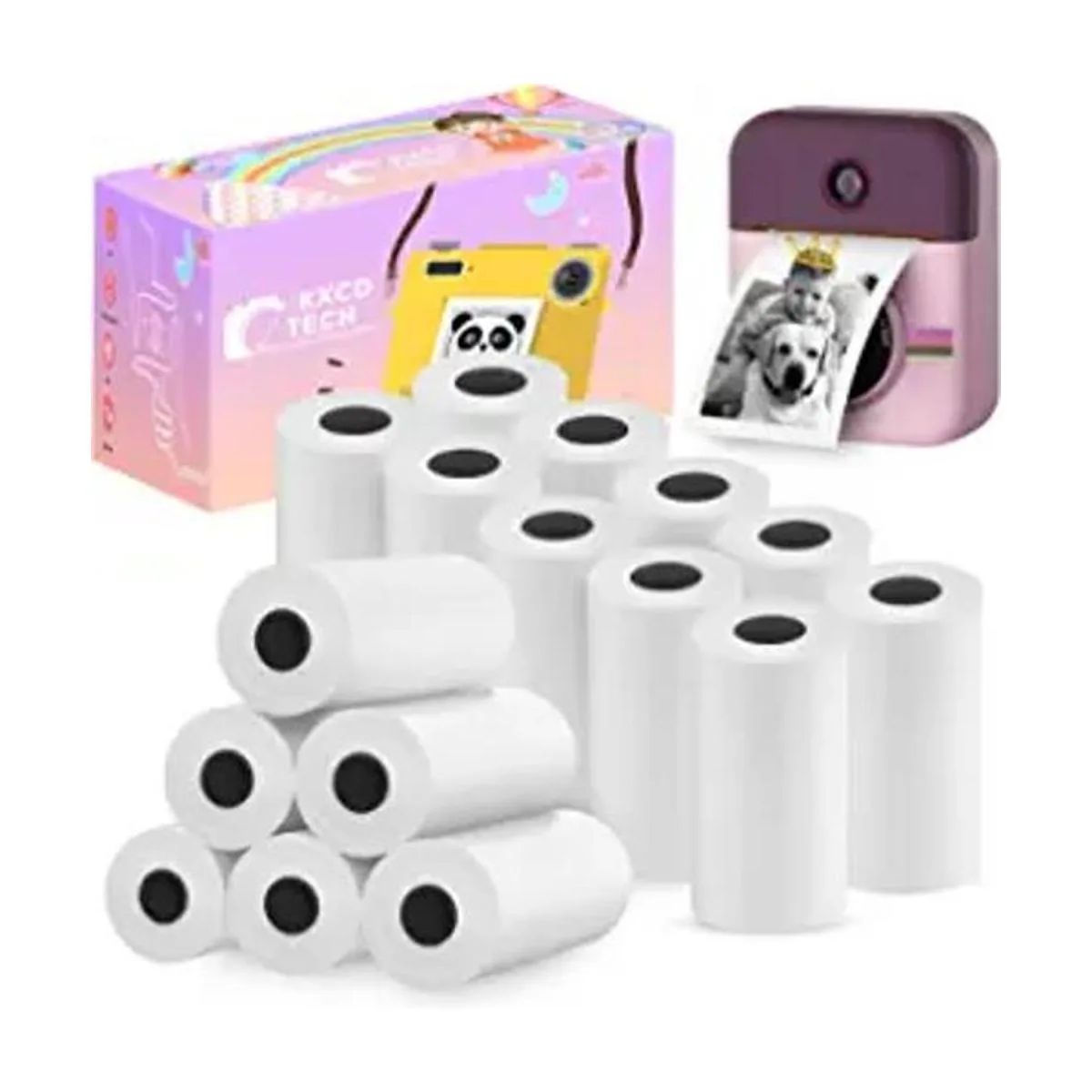 15 rollos de papel de cámara para Kidizoom Print Camera_1