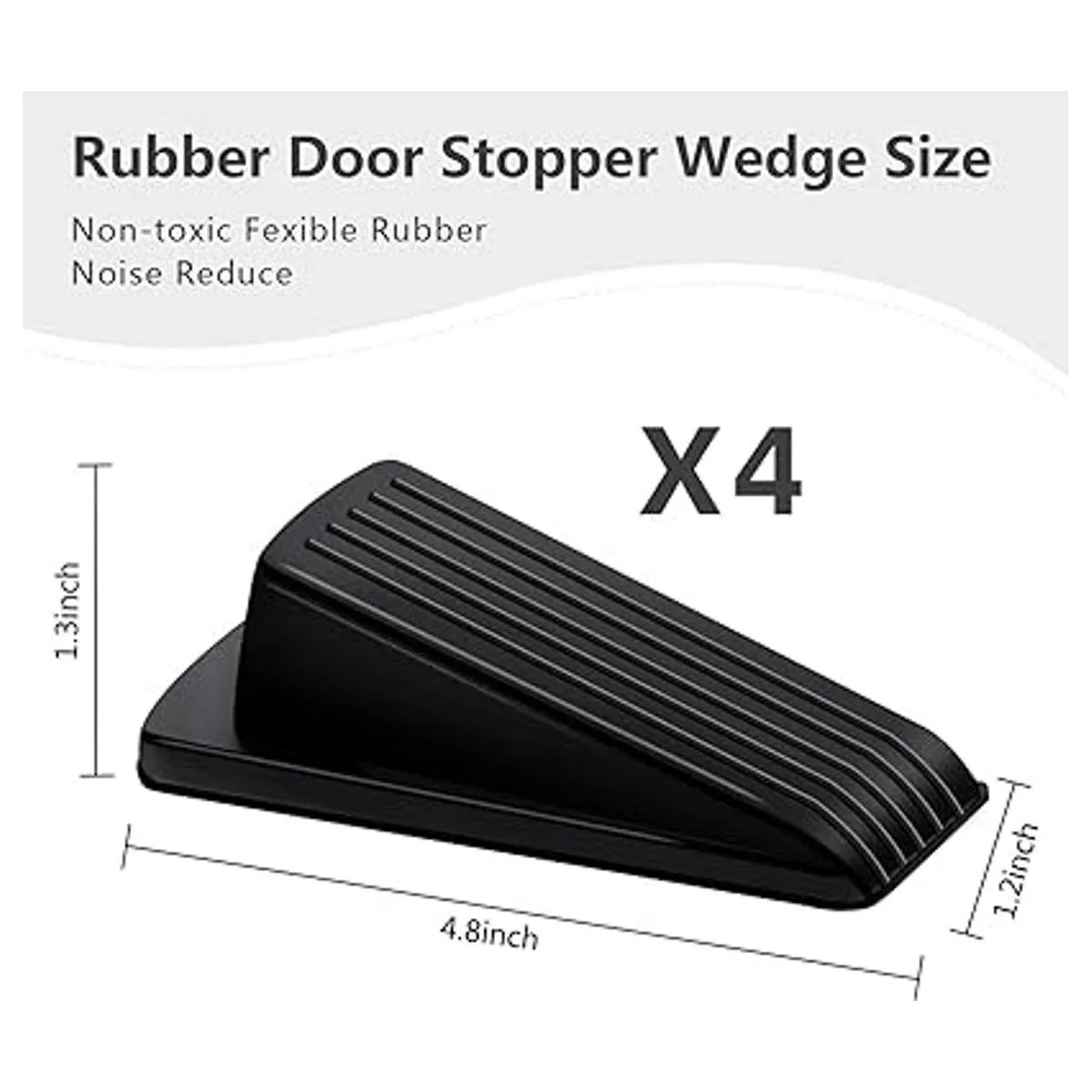Topes de puerta paquete de 4 topes de puerta de goma de_4