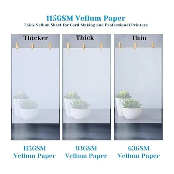 Papel de vitela Cridoz transparente de 4.06 ozm papel_2