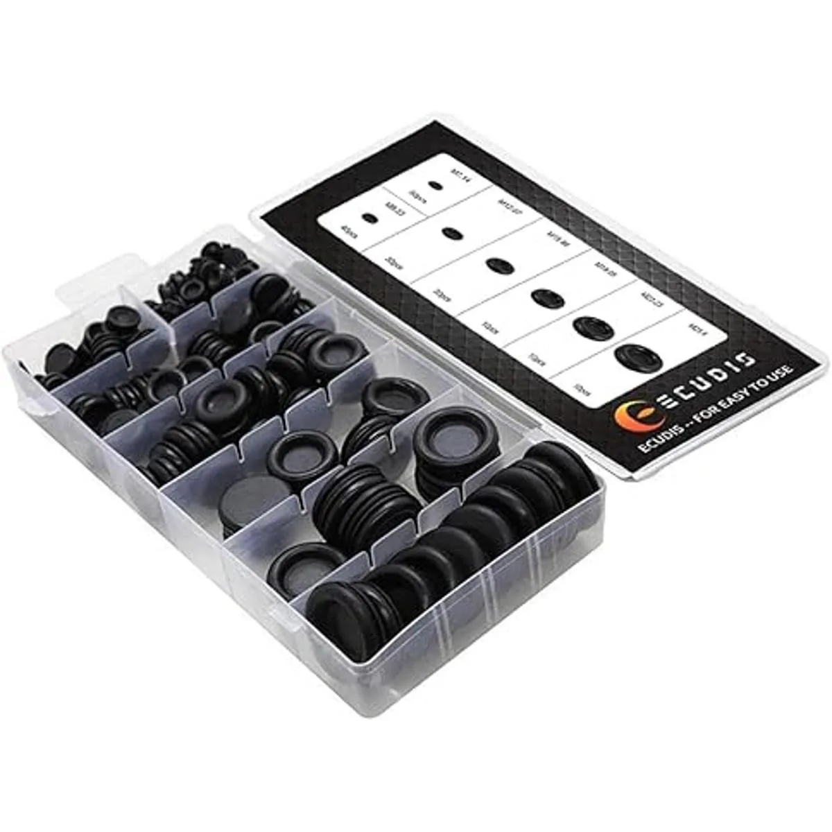 ECUDIS Juego de 170 conectores de goma para cortafuegos_3