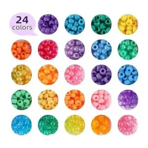 Miss Rabbit Cuentas de caballo de 24 colores para hacer_2