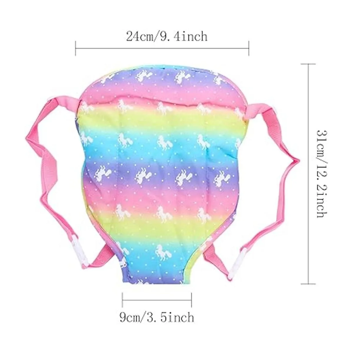 SOTOGO Mochila portadora de muñeca para muñecas americanas_2