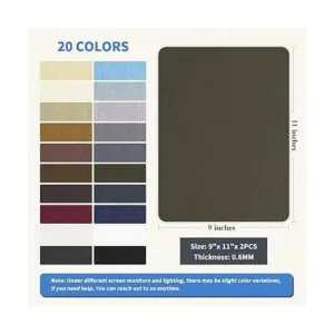 Parche de reparación de tela 9 x 11 pulgadas 2 piezas de_2