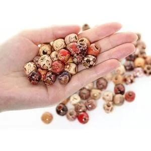 BetterJonny 300 cuentas espaciadoras de madera pintadas_7