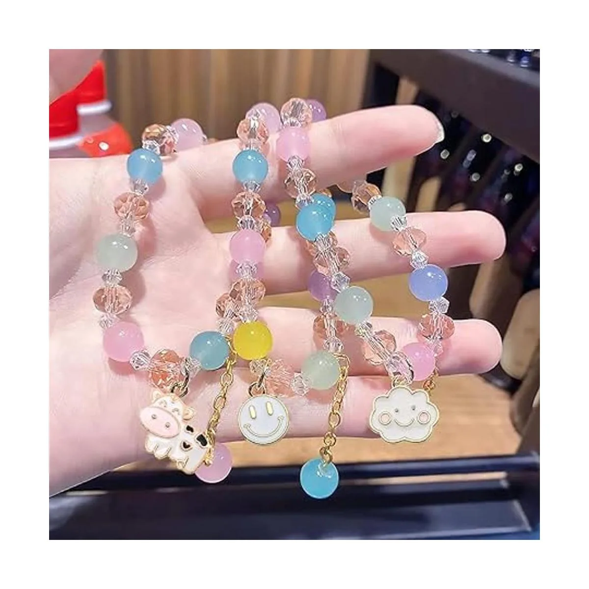 Enjoymade Kit de fabricación de pulseras de cuentas de_6