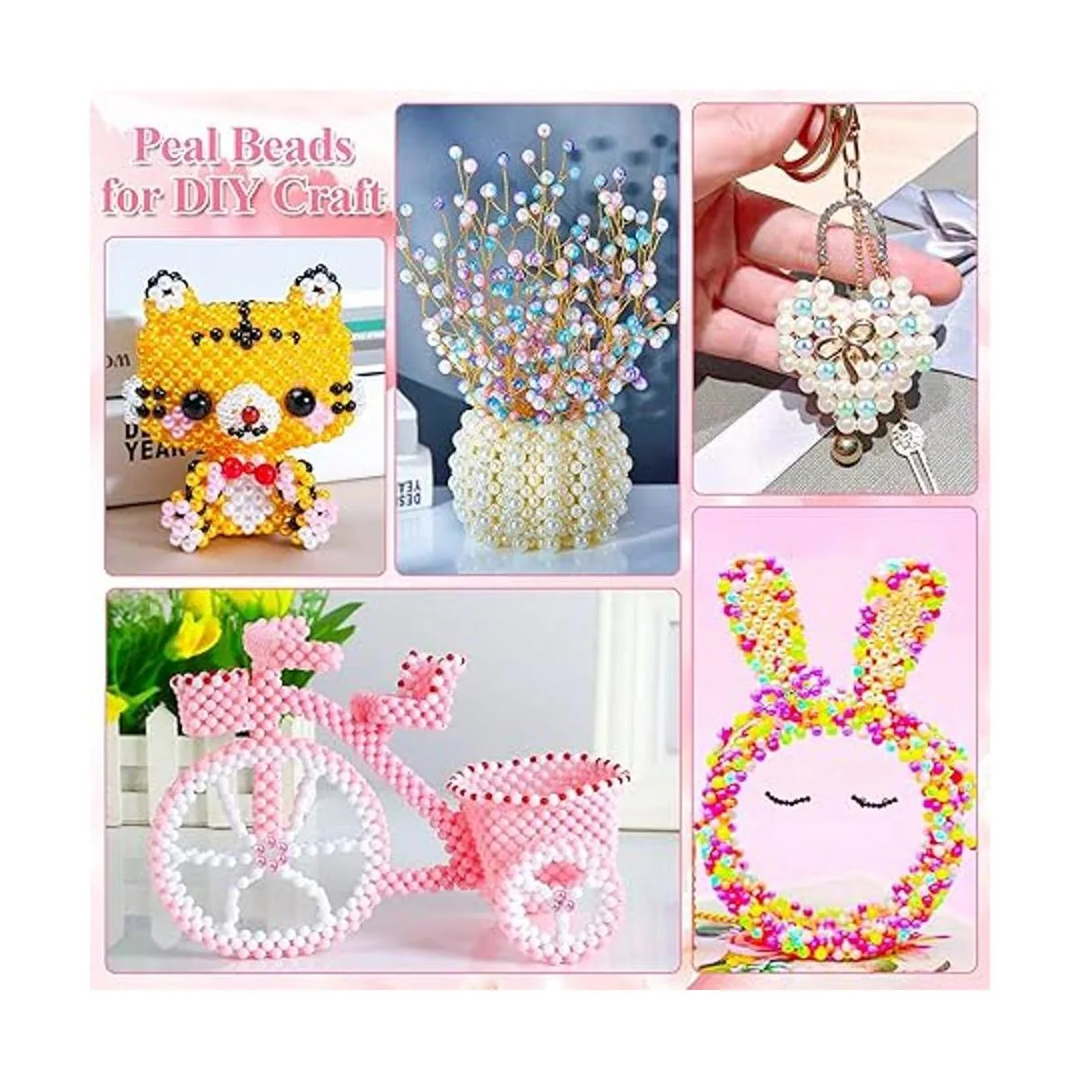 Cludoo Cuentas de perlas para hacer joyas 2000 cuentas_2