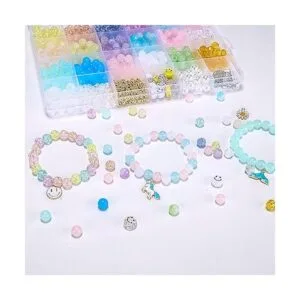 Enjoymade Kit de fabricación de pulseras de cuentas de_4