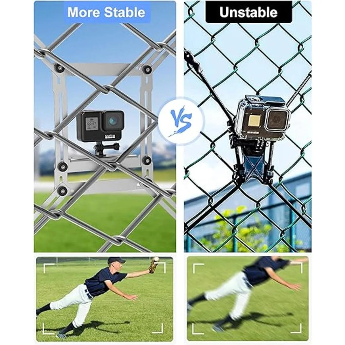 Meromore Soporte de valla Soporte de valla de aluminio_3