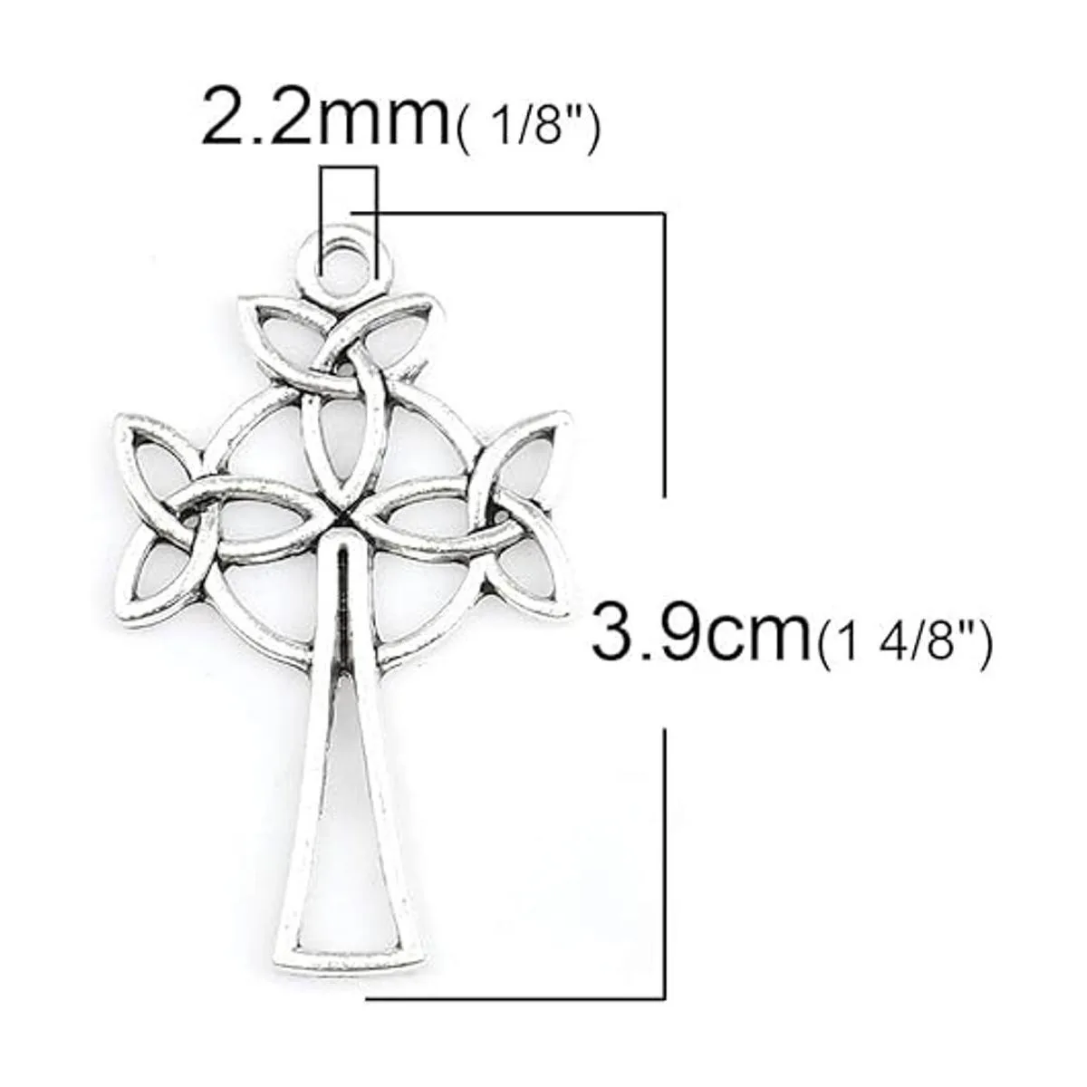 Colgantes de cruz celta 40 piezas 20 de cada uno_6