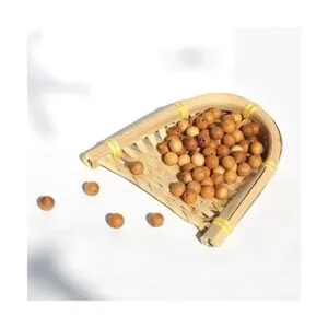 320 cuentas de madera natural de 0.33 pulgadas para hacer_5