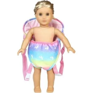 SOTOGO Mochila portadora de muñeca para muñecas americanas_5
