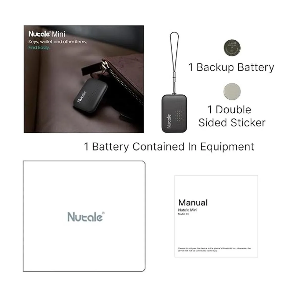Nutale Key Finder Mini Bluetooth Tracker Item Locator_2