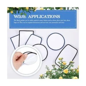 30 parches de sublimación de tela parches en blanco para_5