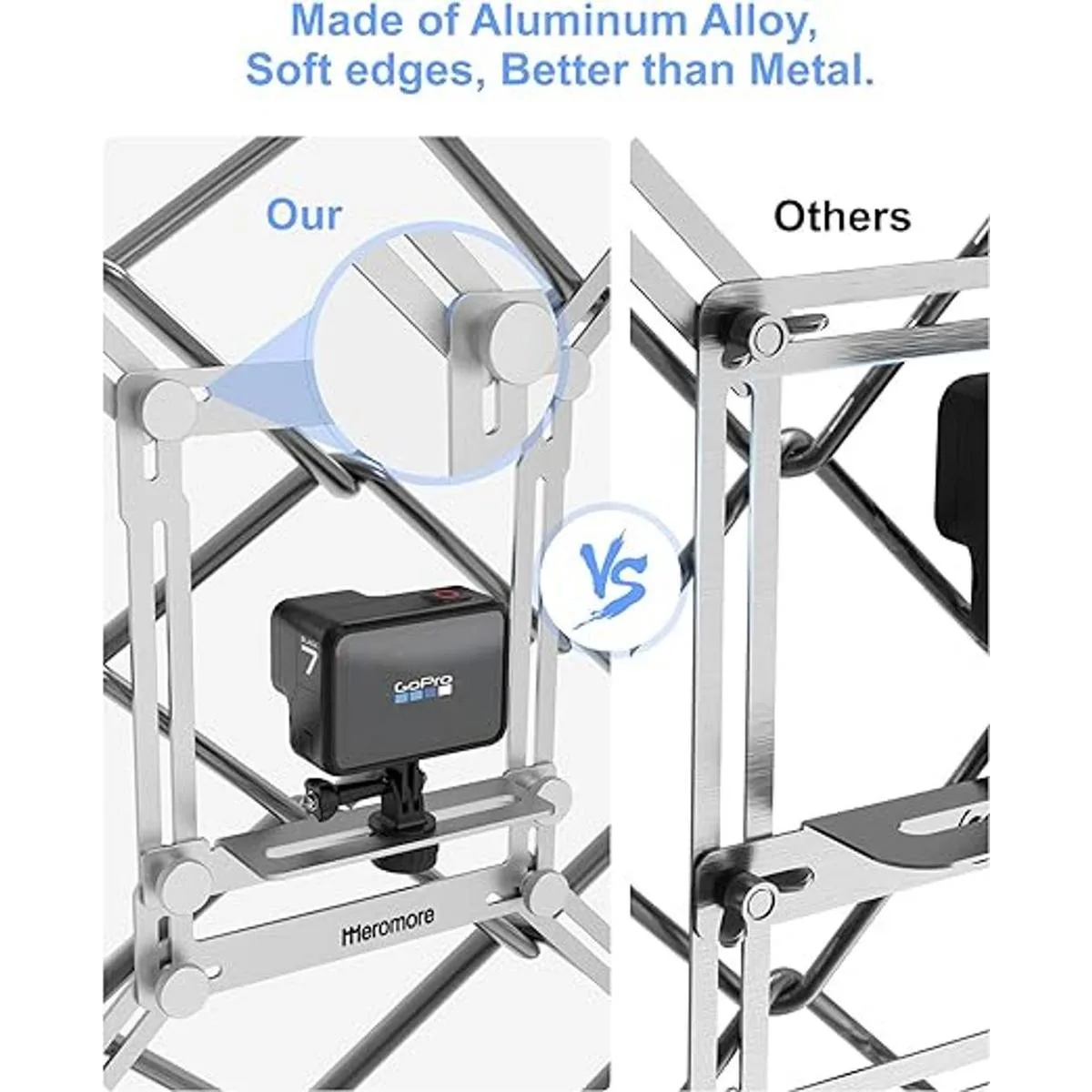 Meromore Soporte de valla Soporte de valla de aluminio_5