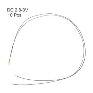 uxcell 10 unidades precableadas 0805 dispositivos montados_2