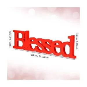 Letrero de mesa de letras bendecidas letrero de mesa de_2