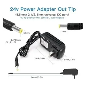 Adaptador de fuente de alimentación de 24 V 1 A duradero_5