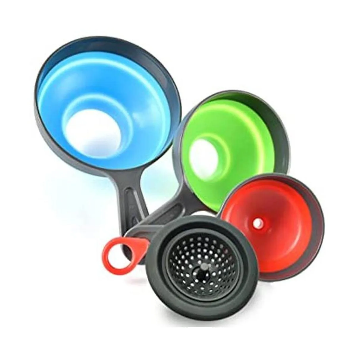 Delove Embudo de enlatado con colador embudos de_1